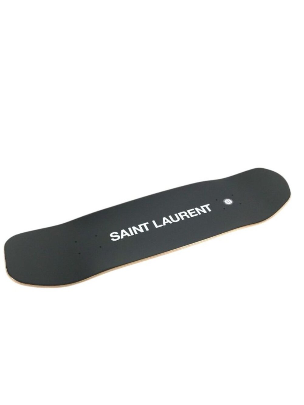 Saint Laurent Paris Skateboard Wood Black